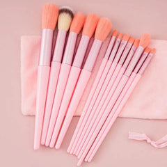 13Pcs Makeup Brush Set Make Up Concealer Brush Blush Powder Brush Eye Shadow Highlighter Foundation Brush Cosmetic Beauty Tools - ProTrendyz