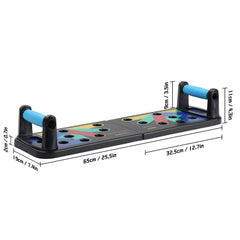 9 in 1 Push Up Rack Training Board ABS abdominal Muscle Trainer - ProTrendyz
