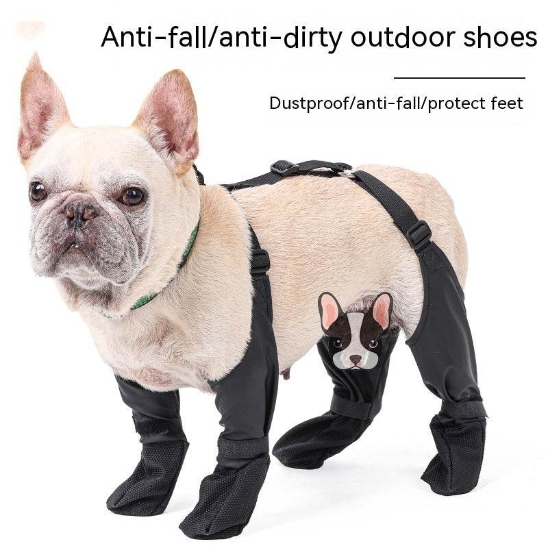 Waterproof Dog Shoes Adjustable Dog Boots Pet Breathbale Shoes For Outdoor Walking Soft French Dog Shoes Pets Paws Protector Pet Products - ProTrendyz