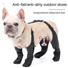 Waterproof Dog Shoes Adjustable Dog Boots Pet Breathbale Shoes For Outdoor Walking Soft French Dog Shoes Pets Paws Protector Pet Products - ProTrendyz