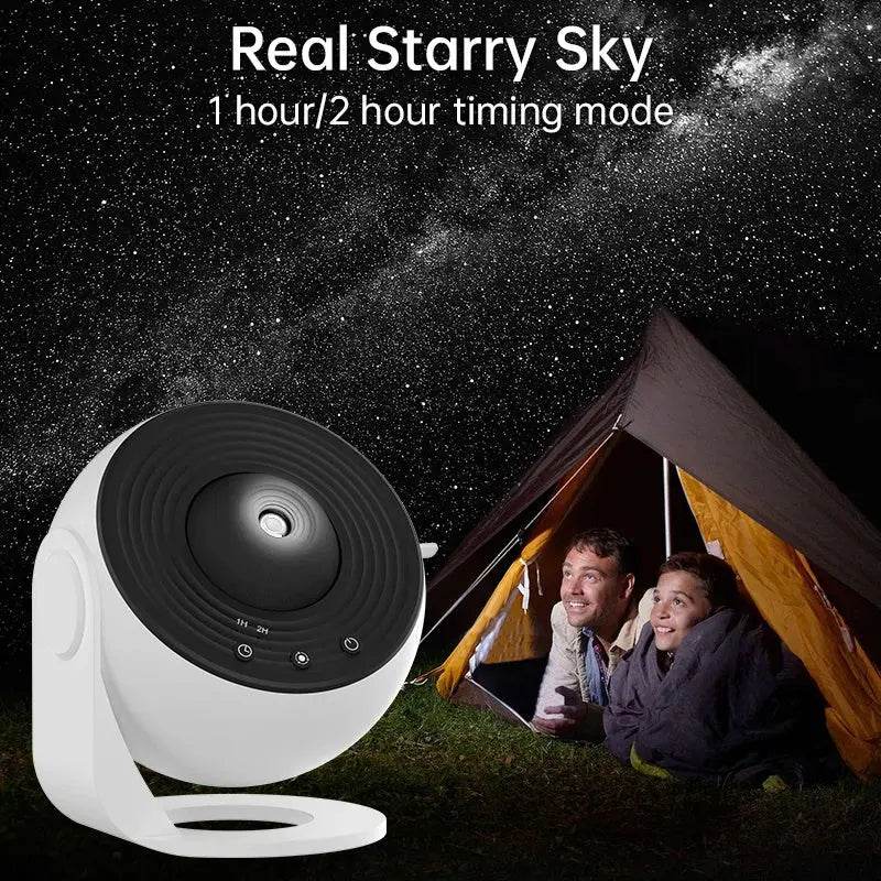 Night Light Galaxy Projector Starry Sky Projector 360 Rotate Planetarium Lamp For Kids Bedroom Valentines Day Gift Wedding Deco - ProTrendyz