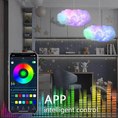 USB Cloud Light APP Control Music Synchronization 3D RGBIC Ambient Light Lightning Simulation Clouds Bedroom Room Light - ProTrendyz