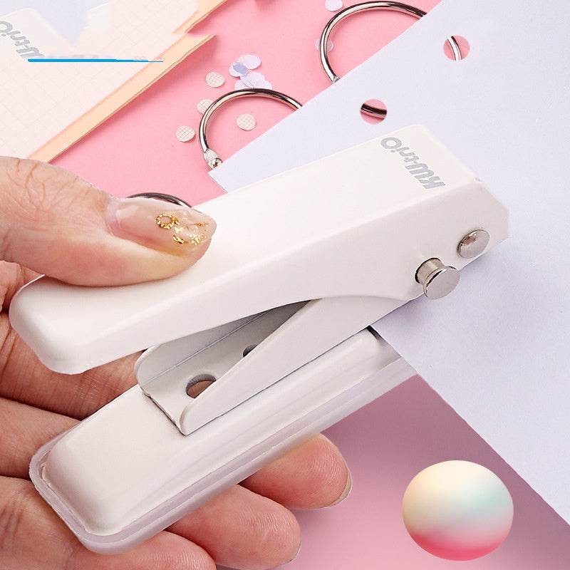 Convenient Round Hole 20-page Stationery Puncher Loose-leaf Paper 4 Styles - ProTrendyz