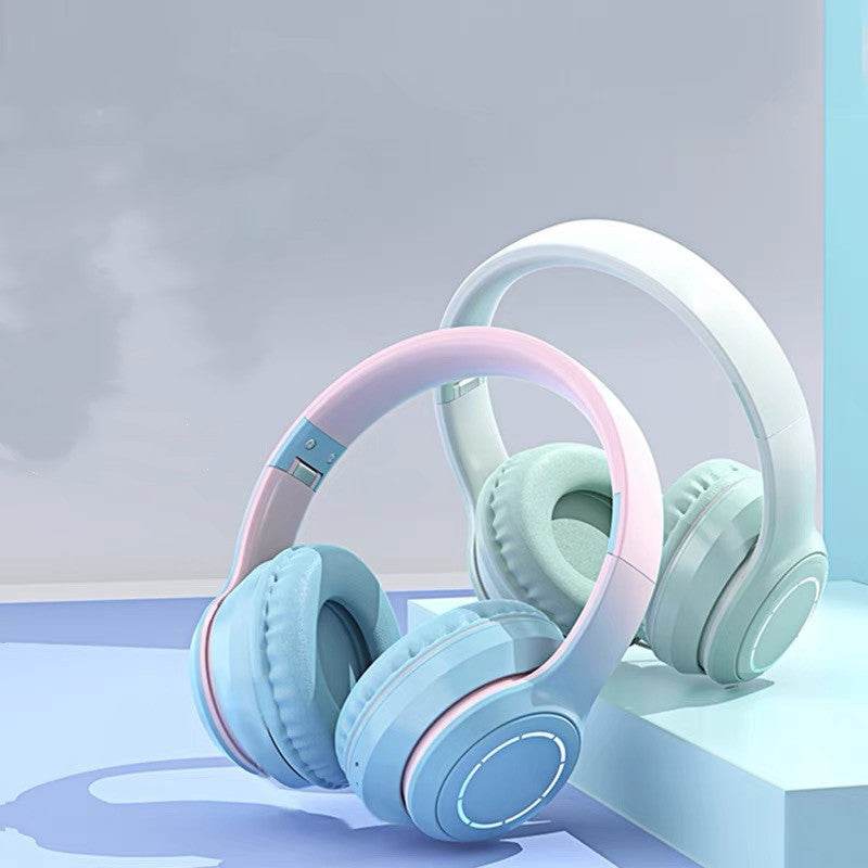 Gradient Bluetooth Headset Foldable Wireless - ProTrendyz