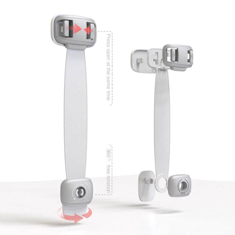 Home Baby Safety Protection Lock Anti-Clip Hand Door Closet Cabinet Locks Fo Fridge Cabinet Drawer Box Safe Lock For Kids No Tools Or Drilling Child Safety Cabinet Proofing Cabinet Drawer Door Latches - ProTrendyz