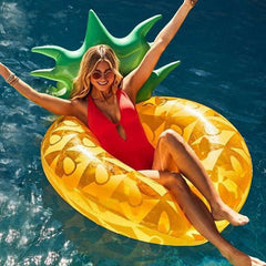 Inflatable Swimming Pool Pineapple Floating Row Air Cushion Bed Summer Water Floating Hammock Air Mattress Water Sports Toys - ProTrendyz