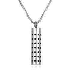 Aromatherapy Pendant Perfume Bottle Essential Oil Titanium Steel - ProTrendyz