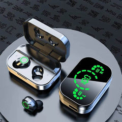 YD03 Wireless Bluetooth-compatible Headset TWS Large Screen Smart Digital Display In Ear Breathing Light - ProTrendyz