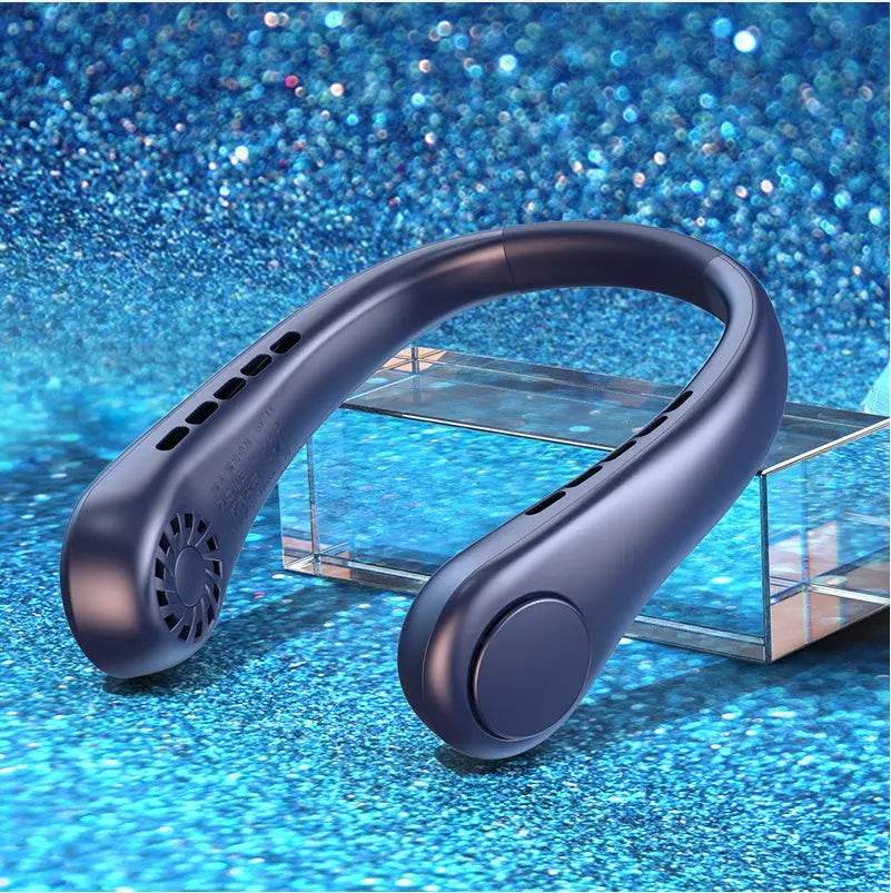 New Mini Neck Fan Portable Bladeless Hanging Neck Rechargeable Air Cooler Mini Summer Sports Fans - ProTrendyz