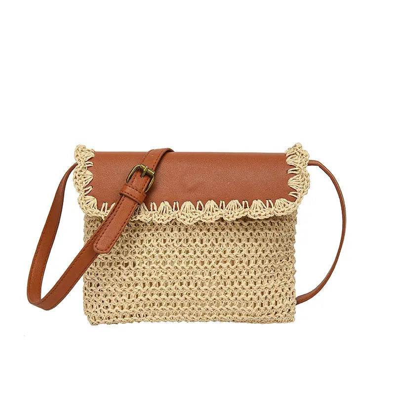 Women's Straw Mori Style Western Style All-matching Beach Crossbody Bag - ProTrendyz
