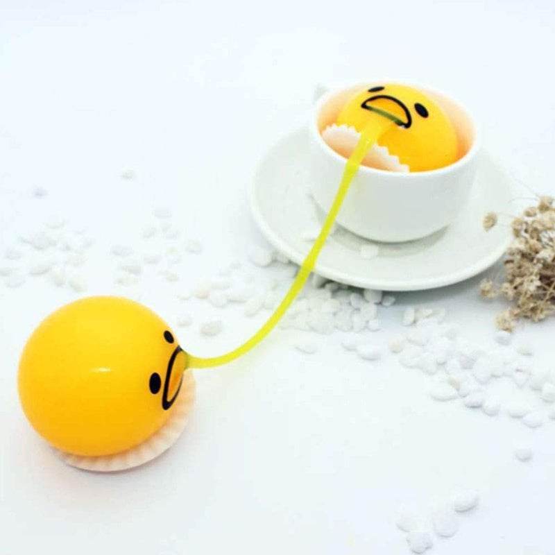 Puking Ball Brother Egg Yolk Pinch Vomit Spoof And Play Tricky Toys - ProTrendyz