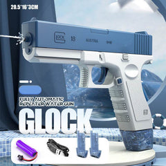 Space Water Gun Electric Automatic Water Absorption Water Fights Toy Outdoor Beach Swimming Pool Bath Toys For Children Kid Gift - ProTrendyz