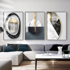 Abstract Geometric Canvas Painting Picture Home Decor Wall Poster - ProTrendyz