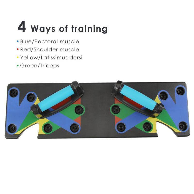 Push Up Rack Edge 9 in 1 Body Building Exercise Fitness Tools Women Men Push-Up Display Shelves and Raisers For GYM Training Body drop shipping - ProTrendyz