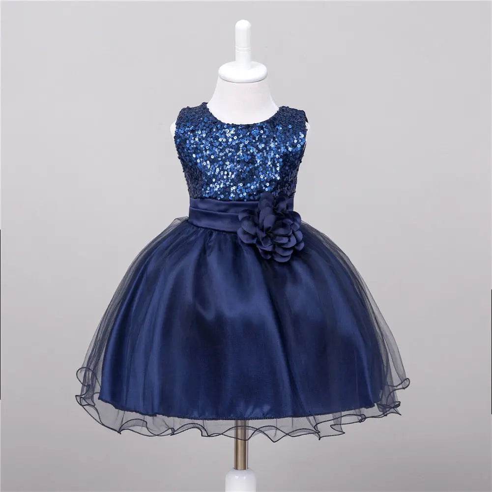 Baby Sequin Dress Flower Girl Wedding Princess Dress - ProTrendyz
