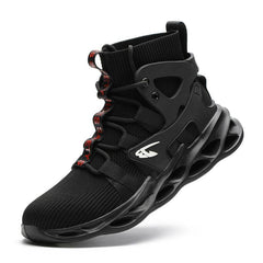 High-top Safety Shoes Construction Protective Footwear Men Steel Toe Shoes Breathable Hiking Boots Puncture Proof Work Boots - ProTrendyz