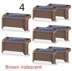 New Upgrade Waterproof LED Solar Fence Lamp Solar Deck Lights Solar Step Light Outdoor For Patio Stairs Garden Pathway Step Yard - ProTrendyz