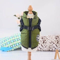 Waterproof Dog Clothes Winter Dog Coat With Harness Warm Pet Clothing Big Dog Jacket Chihuahua Labrador Coat Costume - ProTrendyz