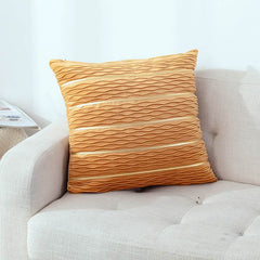 Simple Luxury Striped Velvet Pillow Cover Pillow Cushion Cover Pillow Case Covers for Sofa Flannel Velvet Sofa Cushion Cover - ProTrendyz