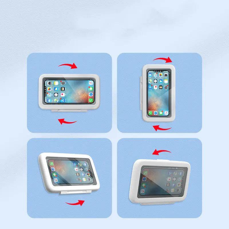 Shower Phone Box Bathroom Waterproof Phone Case Seal Protection Touch Screen Mobile Phone Holder For Kitchen Handsfree Gadget - ProTrendyz