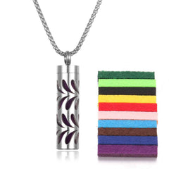Aromatherapy Pendant Perfume Bottle Essential Oil Titanium Steel - ProTrendyz