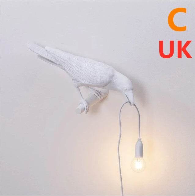Creative Auspicious Bird Resin Wall Lamp Decoration - ProTrendyz