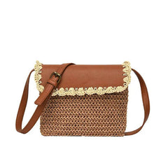 Women's Straw Mori Style Western Style All-matching Beach Crossbody Bag - ProTrendyz