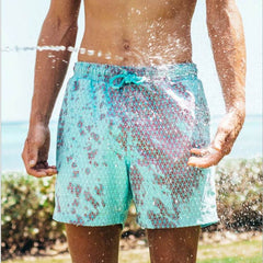 Magical Change Color Beach Shorts Summer Men Swimming Trunks Swimwear Swimsuit Quick Dry bathing shorts Beach Pant - ProTrendyz