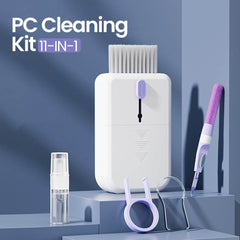 Portable 11 In 1 Multifunctional Cleaning Kit Computer Keyboard Cleaner Phone Screen Clean Tools Earphone Clean Brush With Storage Box - ProTrendyz