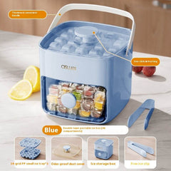 Large Capacity Ice Storage Household Food Grade Pressing Ice Cube Mold Ice Maker - ProTrendyz