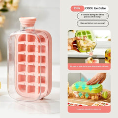 One-Click Molding Cooling Cup,Instant Ice Maker,Zero-Contact Design,Straw Included,Curling Mold,Portable & Stylish Chilled Drink - ProTrendyz