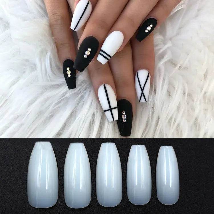 50pcs transparent natural fake nails - ProTrendyz