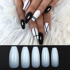 50pcs transparent natural fake nails - ProTrendyz