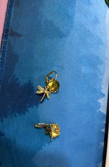 Fashion Jewelry Women's Earrings Hanging Vintage Dragonfly Pendant Earring Boho Chakra Blue Moonstone Drop Earrings For Women Wedding Charm Ethnic Jewellery - ProTrendyz
