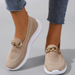 Chain Flats Shoes Women Mesh Sports Walking Shoes - ProTrendyz