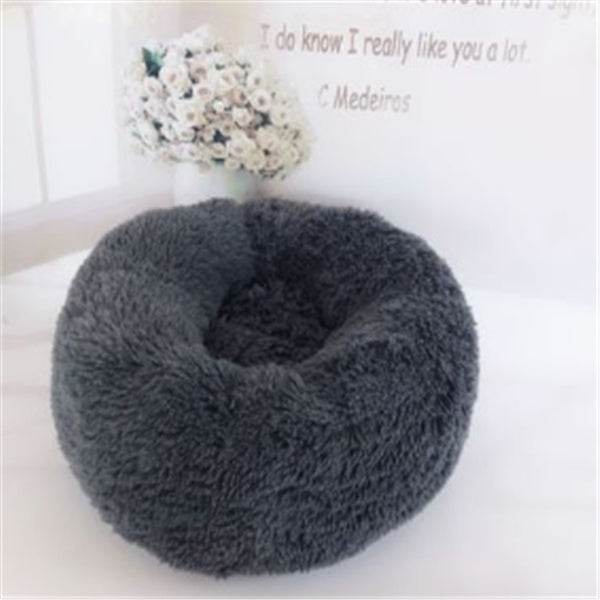 Round Long Hairy Autumn And Winter Nest Pad Cat Mattress - ProTrendyz