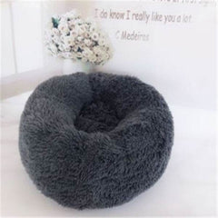 Round Long Hairy Autumn And Winter Nest Pad Cat Mattress - ProTrendyz