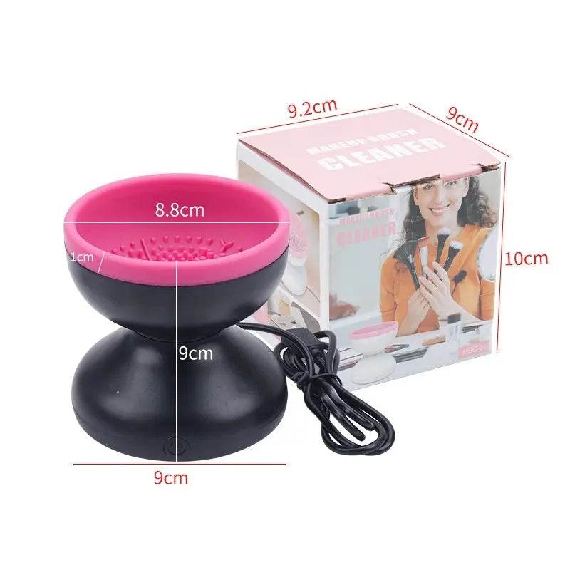 Electric Makeup Brush Cleaner Machine Portable Automatic USB Cosmetic Brush Cleaner Tools For All Size Beauty Makeup Brushes Set - ProTrendyz