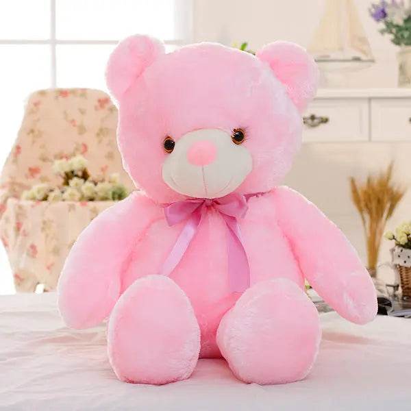 Creative Light Up LED Teddy Bear Stuffed Animals Plush Toy Colorful Glowing Christmas Gift For Kids Pillow - ProTrendyz