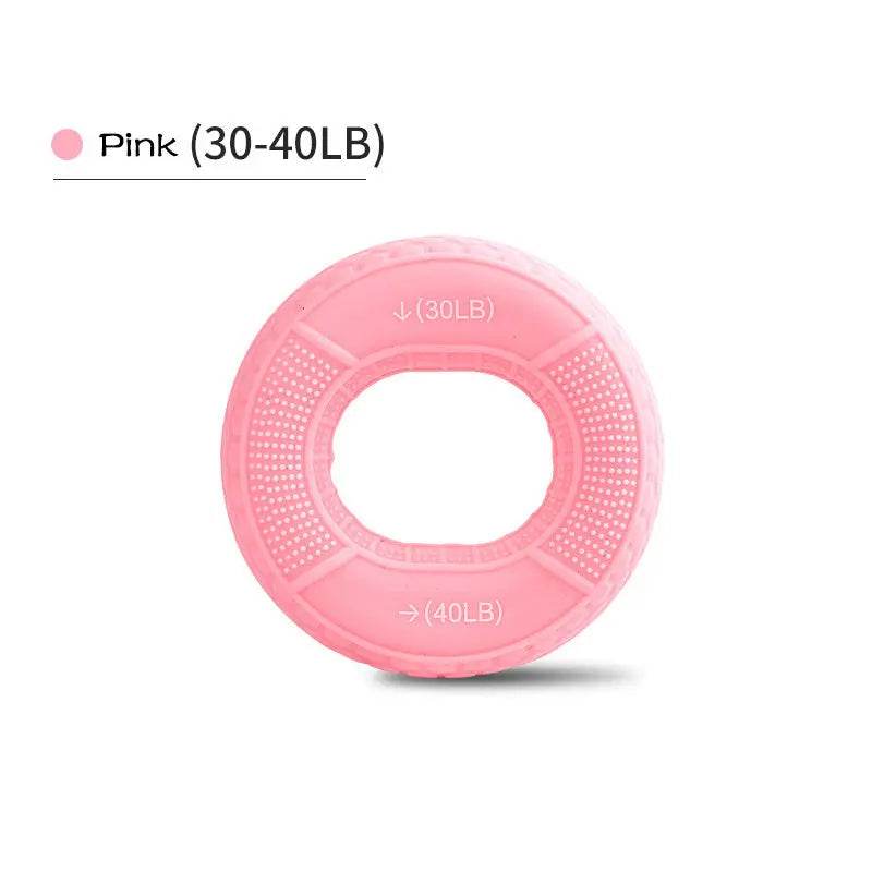 Hand Grip Strengthener, Grip Strength Trainer And Finger Exerciser Silicone Adjustable Hand Grip 20-80LB Gripping Ring Finger Forearm Trainer Carpal Expander Muscle Workout Exercise - ProTrendyz