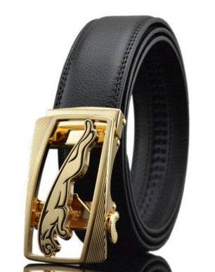 Men Automatic Buckle Leather Belts - ProTrendyz
