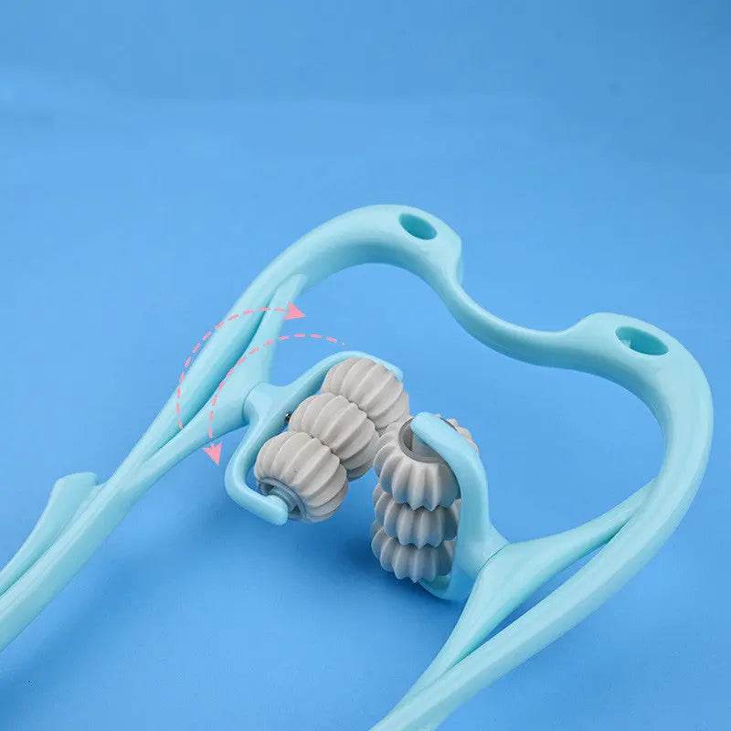 Multifunctional Manual Six-wheel Neck Massager Massage Relieve Roller Massage Tool US - ProTrendyz