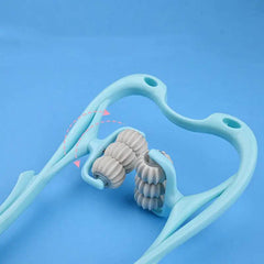Multifunctional Manual Six-wheel Neck Massager Massage Relieve Roller Massage Tool US - ProTrendyz