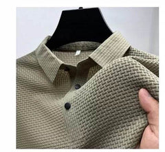Mesh Ice Silk Short Sleeve T-shirt Mens Clothing - ProTrendyz