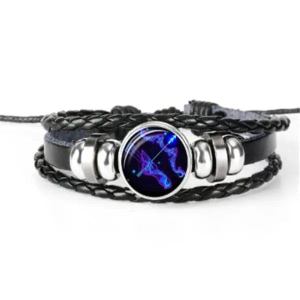 Zodiac Constellation Bracelet Braided Design Bracelet For Men Women Kids - ProTrendyz