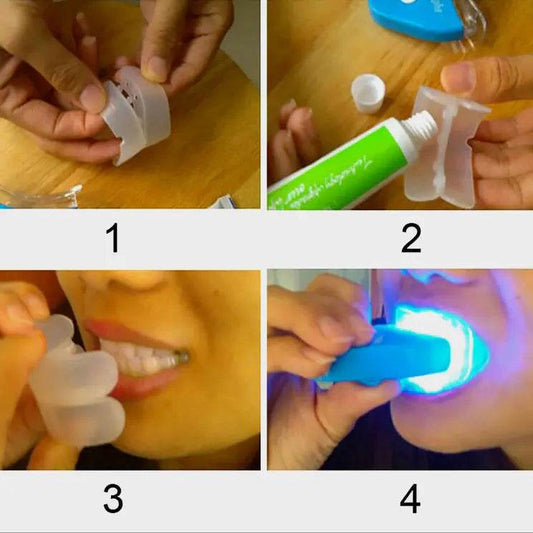 Oral Gel Teeth Tooth Whitening Whitener Dental Bleaching LED - ProTrendyz