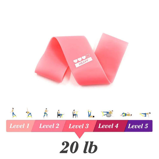 Yoga Resistance Rubber Bands Indoor Outdoor Fitness Equipment 0.35mm-1.1mm Pilates Sport Training Workout Elastic Bands US - ProTrendyz