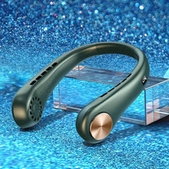 New Mini Neck Fan Portable Bladeless Hanging Neck Rechargeable Air Cooler Mini Summer Sports Fans - ProTrendyz