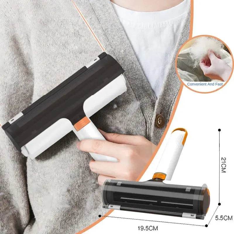2 In 1 Pet Hair Removal Roller Multifunctional Portable Washable Hair Removal Brush Pet Supplies - ProTrendyz