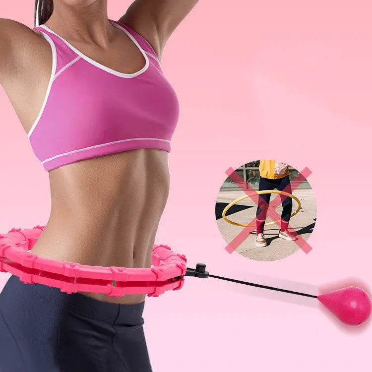 Fitness Ring Adjustable Sport Hoops Abdominal Powder Inside Thin Waist Exercise Detachable Massage Fitness Hoops Gym Home Training Weight Loss US - ProTrendyz